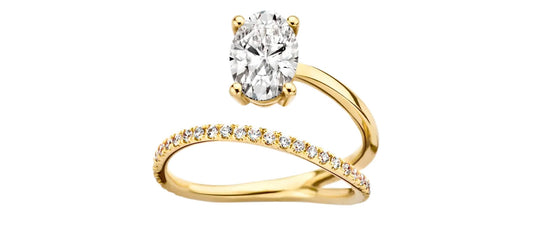 Sally Pavé Oval Ring