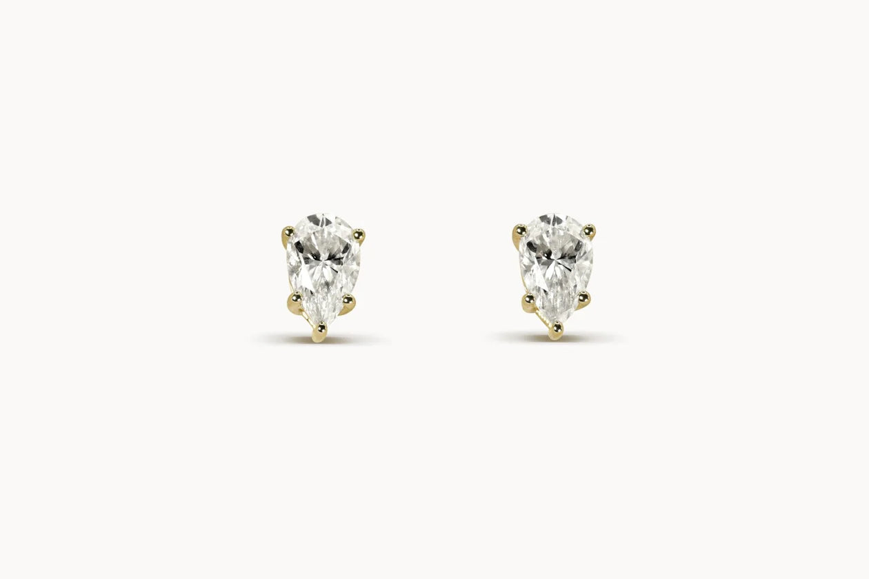 Pear Diamond Studs