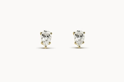 Pear Diamond Studs