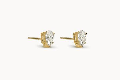 Pear Diamond Studs